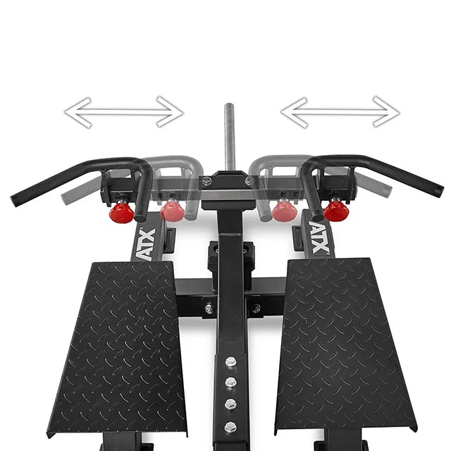 T-Bar Row romaskin 300 kg kapasitet 181 cm ramme detalj