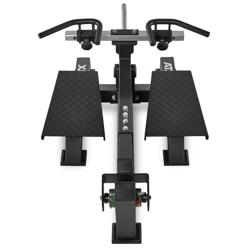 T-Bar Row romaskin 300 kg kapasitet 181 cm detalj av håndtak