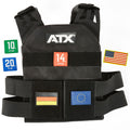 Tactical Weight Vest 600D polyester 0,75 kg svart forfra