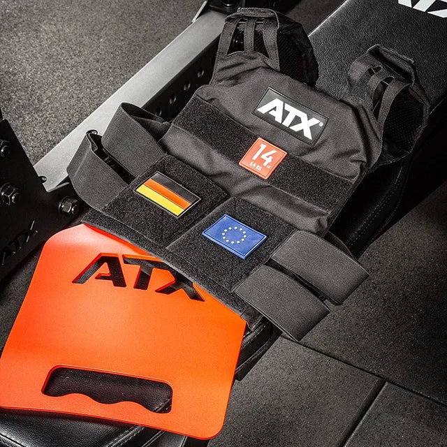 Montert Tactical Weight Vest 600D polyester 0,75 kg svart under trening