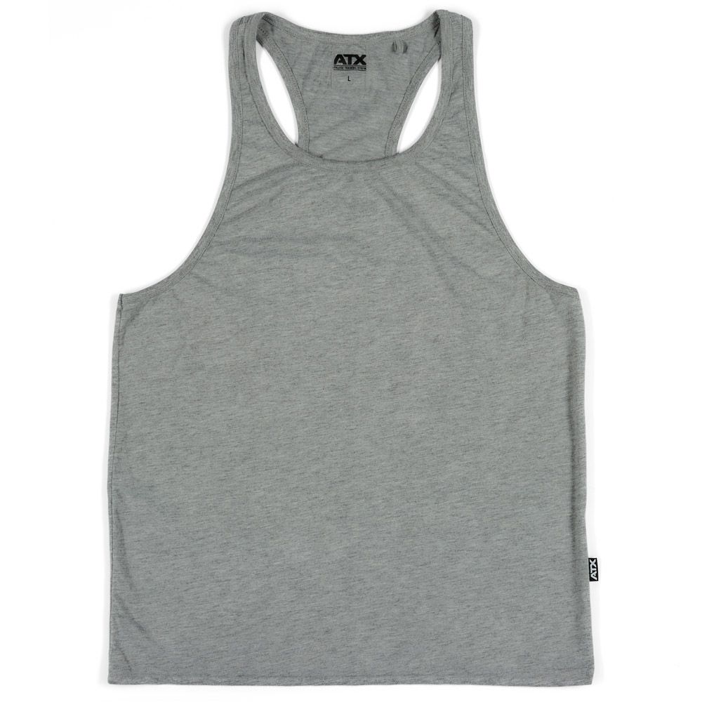 Tank top grå 100 % bomull str. S-XL ATX bakside