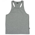 Tank top grå størrelse L 100 % bomull forfra