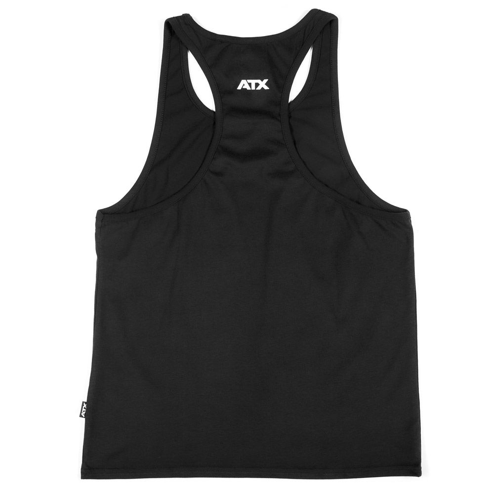 Tank top svart størrelse S 100 % bomull bakside