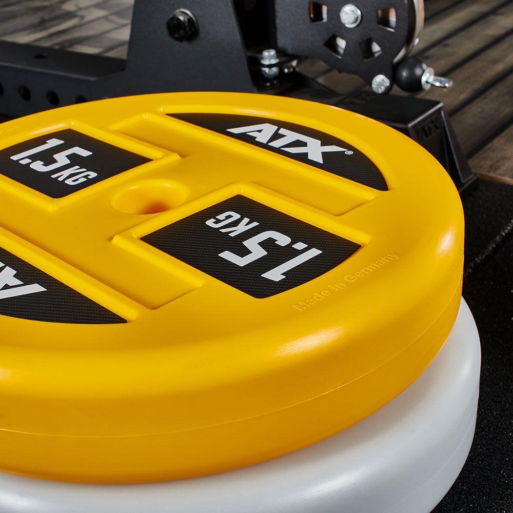 Technique Plate 50 mm plast 1,5–5 kg montert på stang