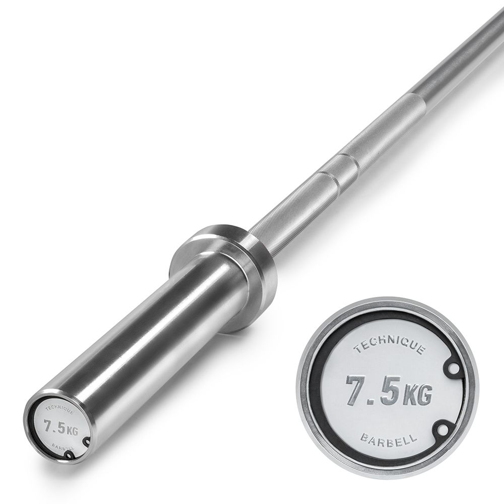 Teknikk bar aluminium 7,5 kg 1830 mm 28 mm grep forfra