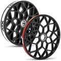 Teknikkskiver 2,5 og 5 kg gummi Ø446 mm 50 mm feste forfra