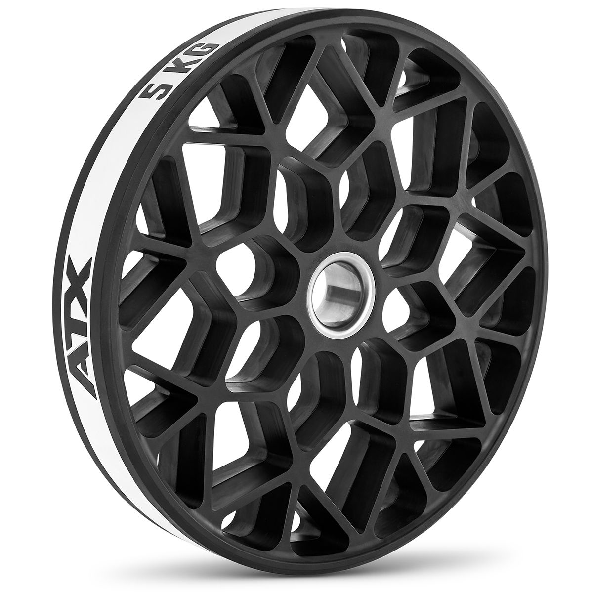 Montert Teknikkskiver 2,5 og 5 kg gummi Ø446 mm 50 mm feste på vektstang