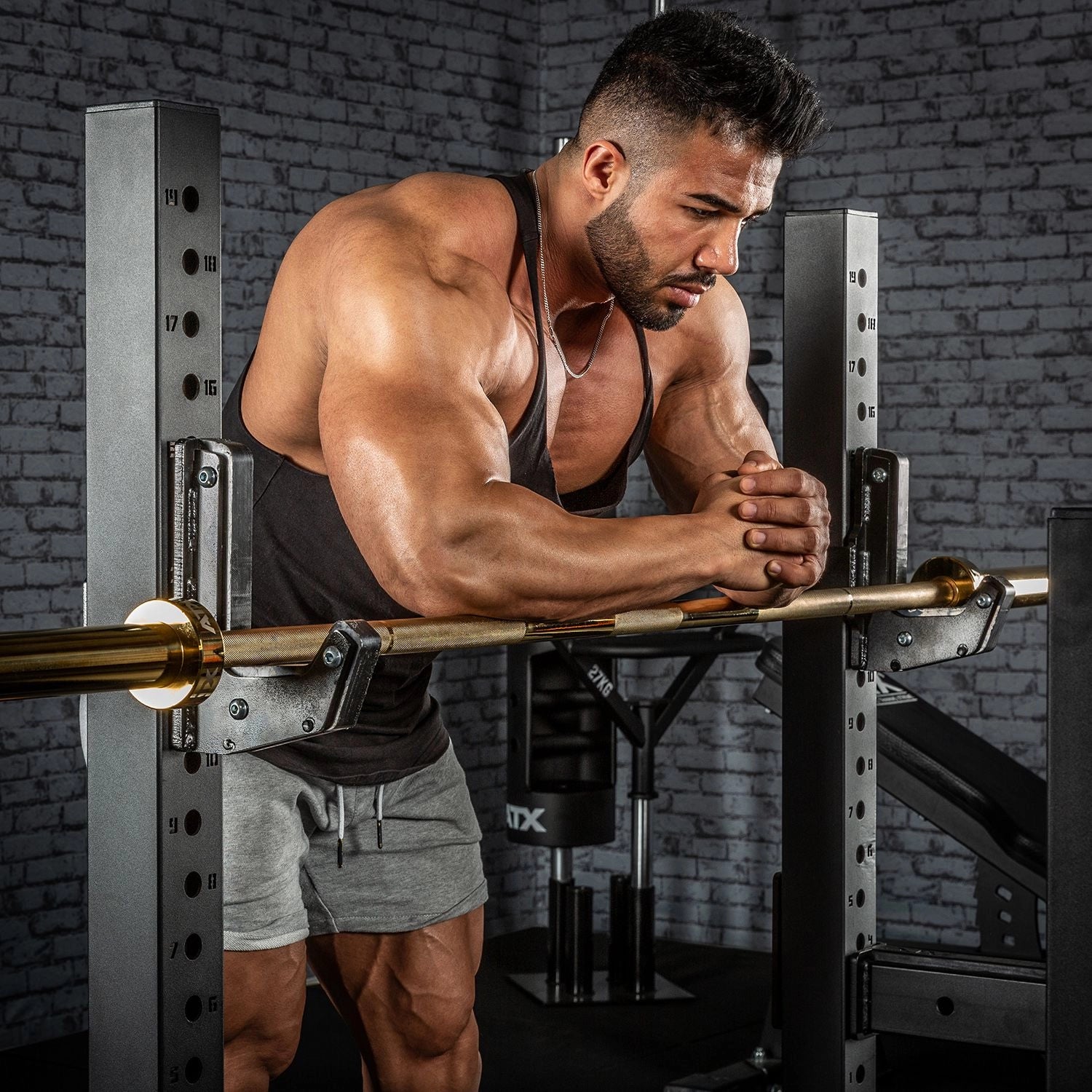 The Golden Powerlifting Bar titanium-belegg 700 kg+ - ATX