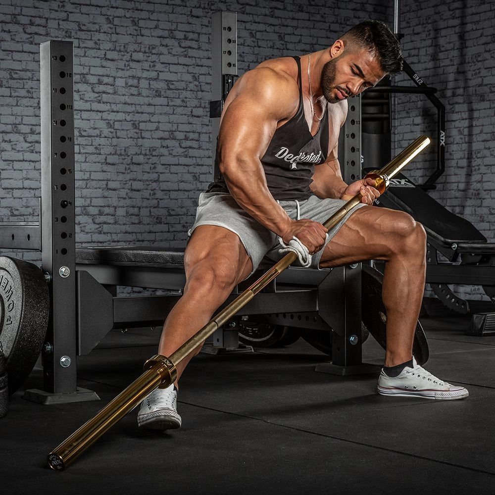 The Golden Powerlifting Bar titanium-belegg 700 kg+ - ATX