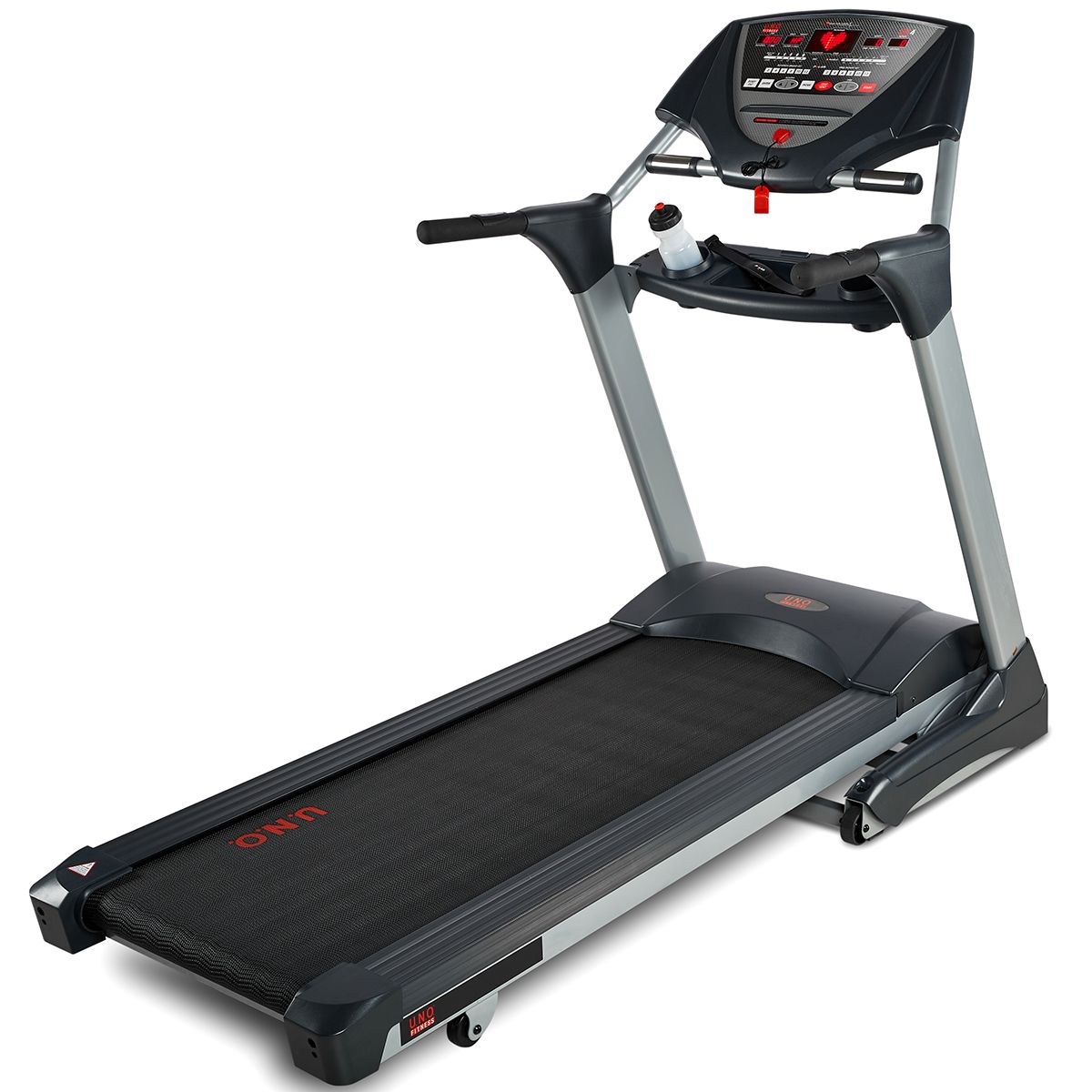Tredemølle LTX4 med Polar pulsbelte T34 forfra