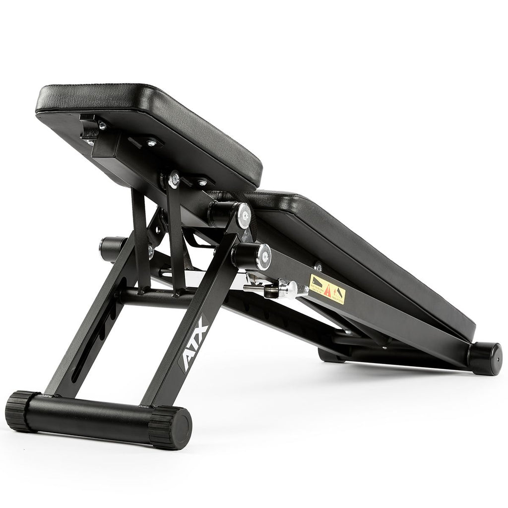 Treningsbenk sammenleggbar 8 justeringer 22 kg svart bakside