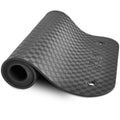 Treningsmatte svart 1800 x 650 x 8 mm skumkjerne forfra