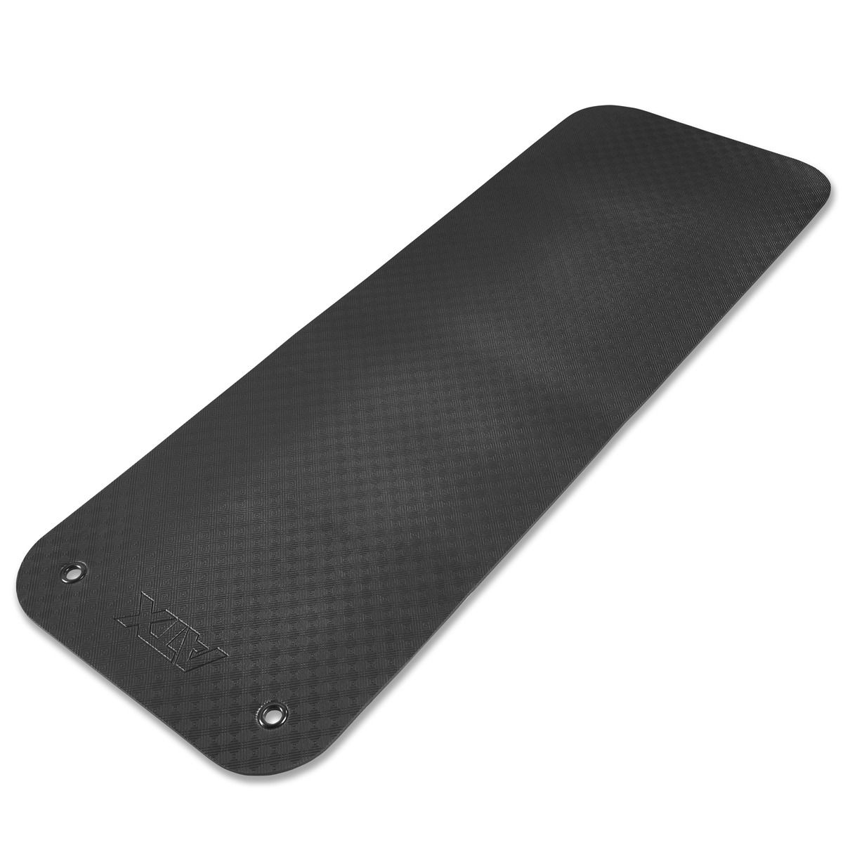 Treningsmatte svart 1800 x 650 x 8 mm skumkjerne bakside