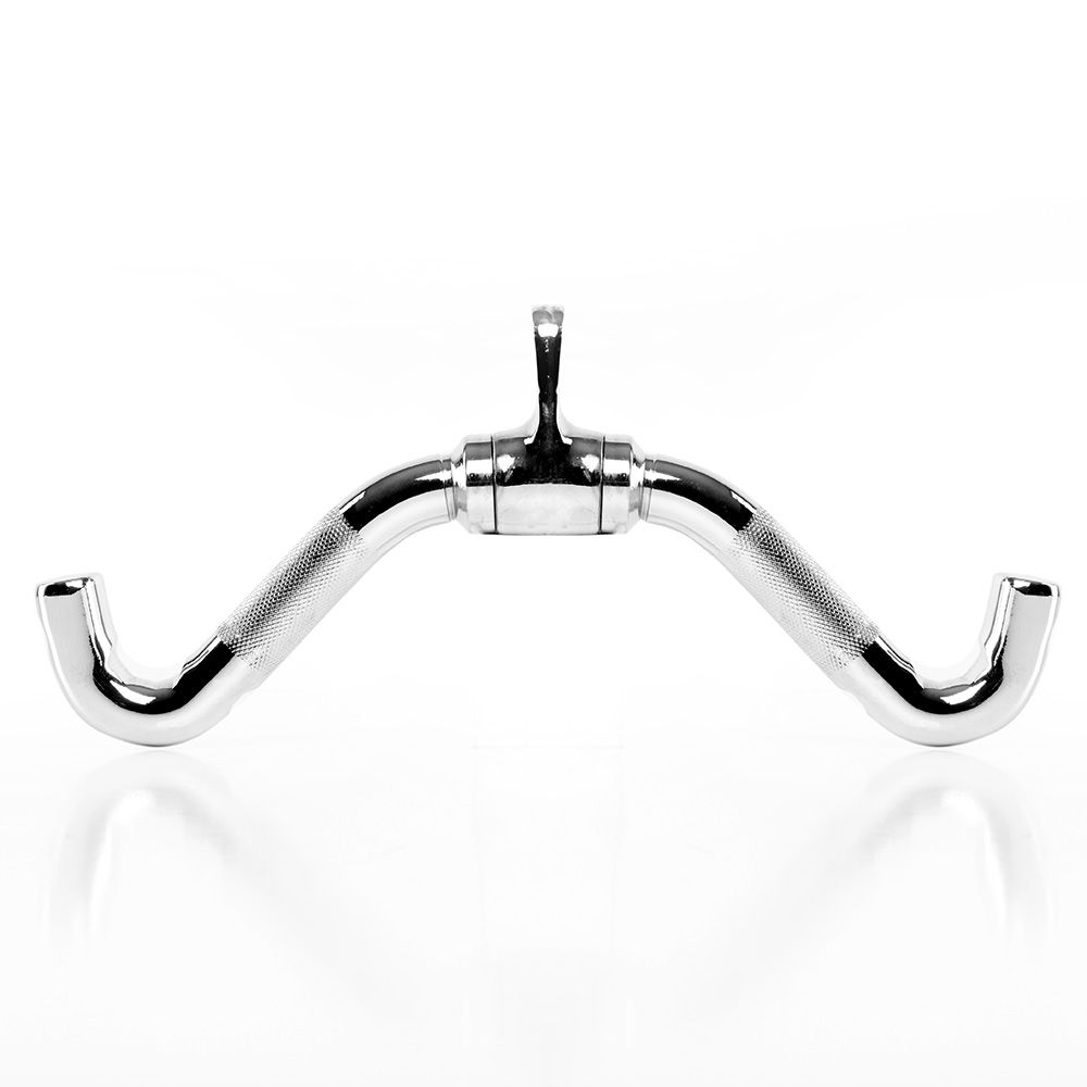 Triceps-/bicepsgrep forkrommet med svivel 38 cm bakside