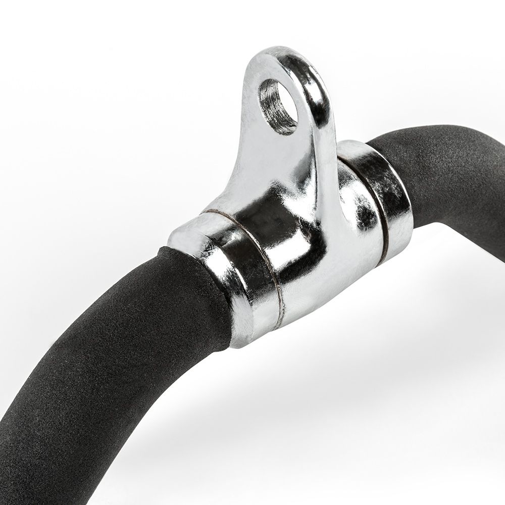Montert triceps-/bicepsgrep med svivel belagt stål 38 cm på treningsutstyr