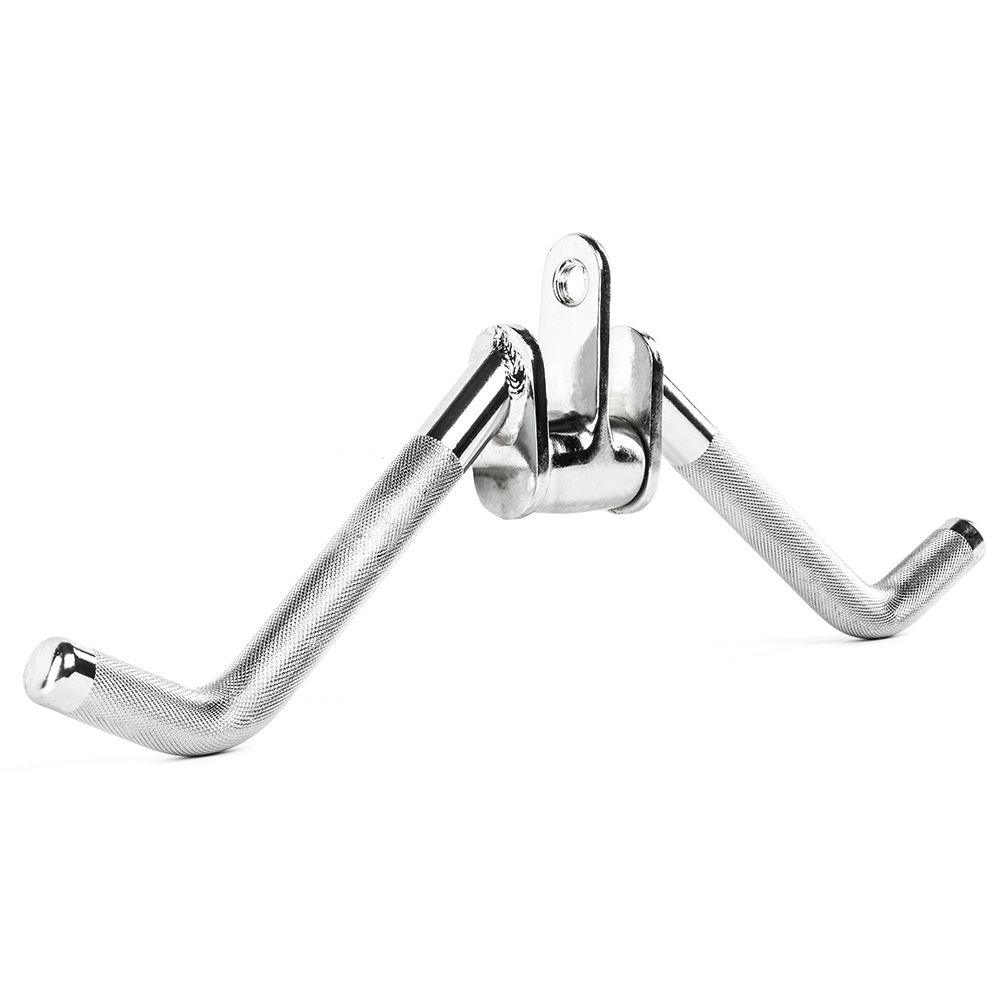 Triceps/curl-håndtak lett bøyd 50 cm forkrommet stål bakside