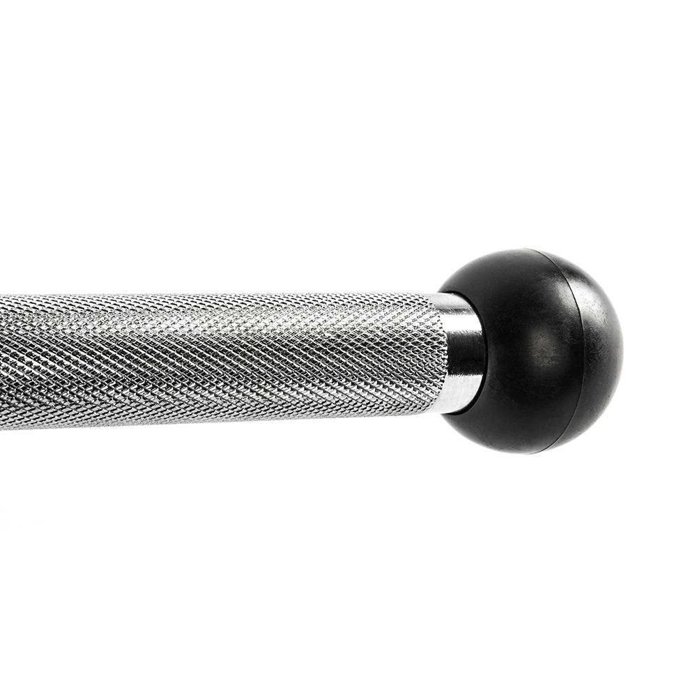 Tricepsgrep V-form med gummikupler og svivel, forkrommet - Megafitness Shop