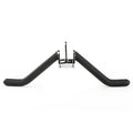 Tricepshåndtak T-form 52 cm stål med svivel forfra