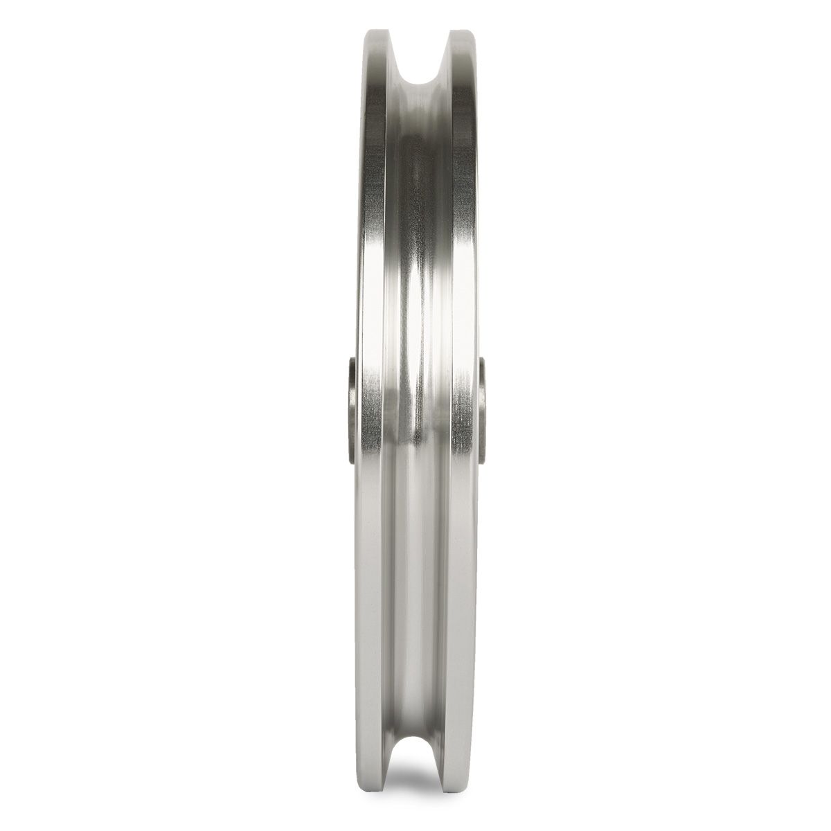Detalj av Trinse aluminium ø 140 mm 200 kg belastning
