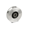 Trinse aluminium ø 75 mm 200 kg belastning forfra