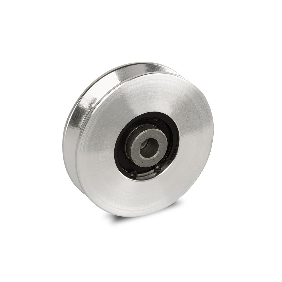 Trinse aluminium ø 75 mm 200 kg belastning forfra