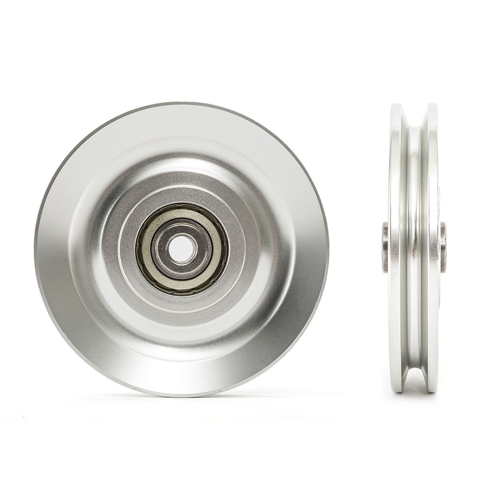 Montert trinsehjul aluminium Ø 115 mm 220 kg kapasitet