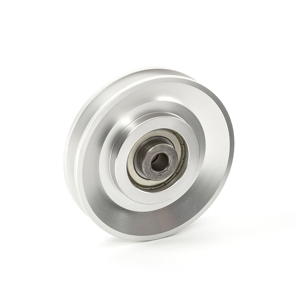 Trinsehjul aluminium Ø 90 mm 220 kg kapasitet forfra