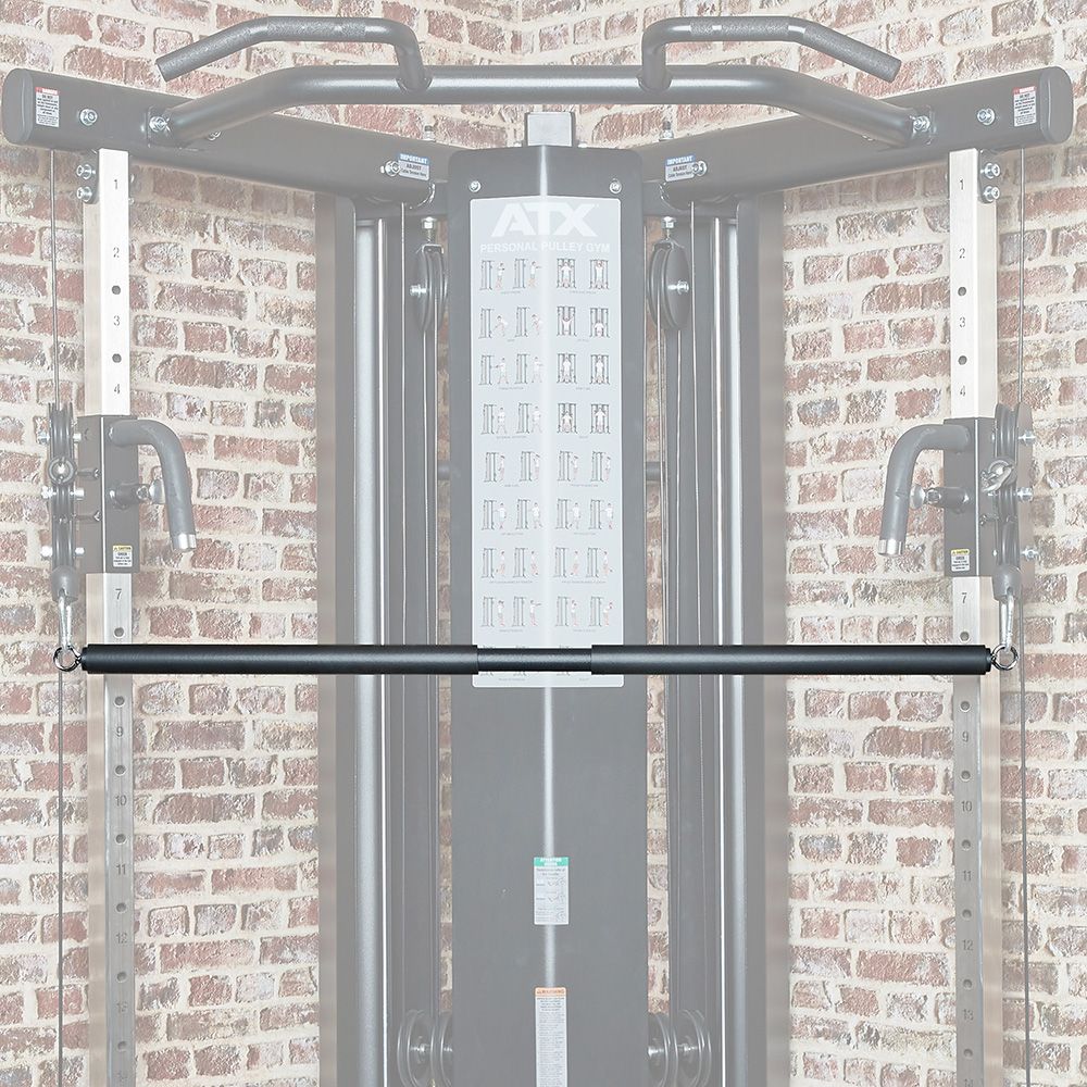 Universal cross bar med øyer 1210 mm gripediameter 30 mm bakside