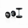 Uretan Dumbbell 2,5 kg stål med uretanbelegg 32 mm grep forfra
