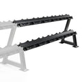 Utvidelse for håndvektstativ 144 cm svart front