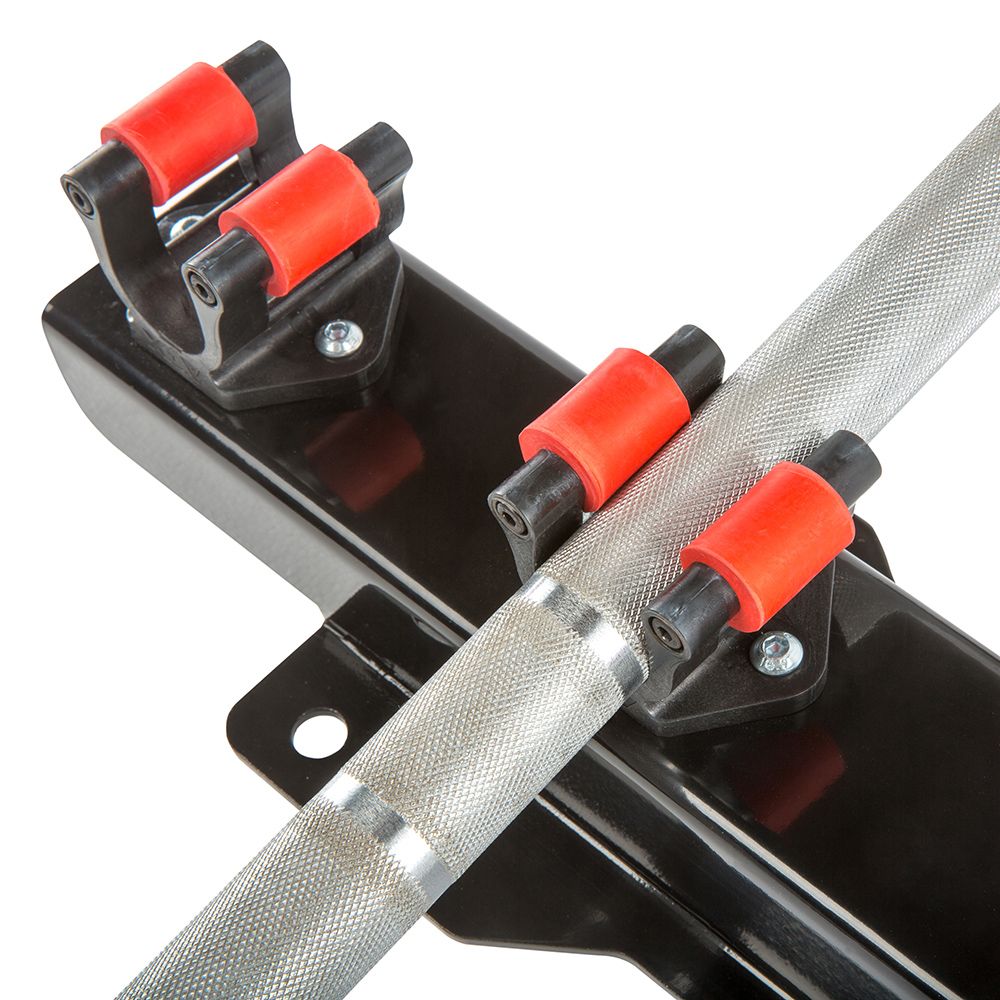 Detalj av Vegghollder for stenger 60 cm svart