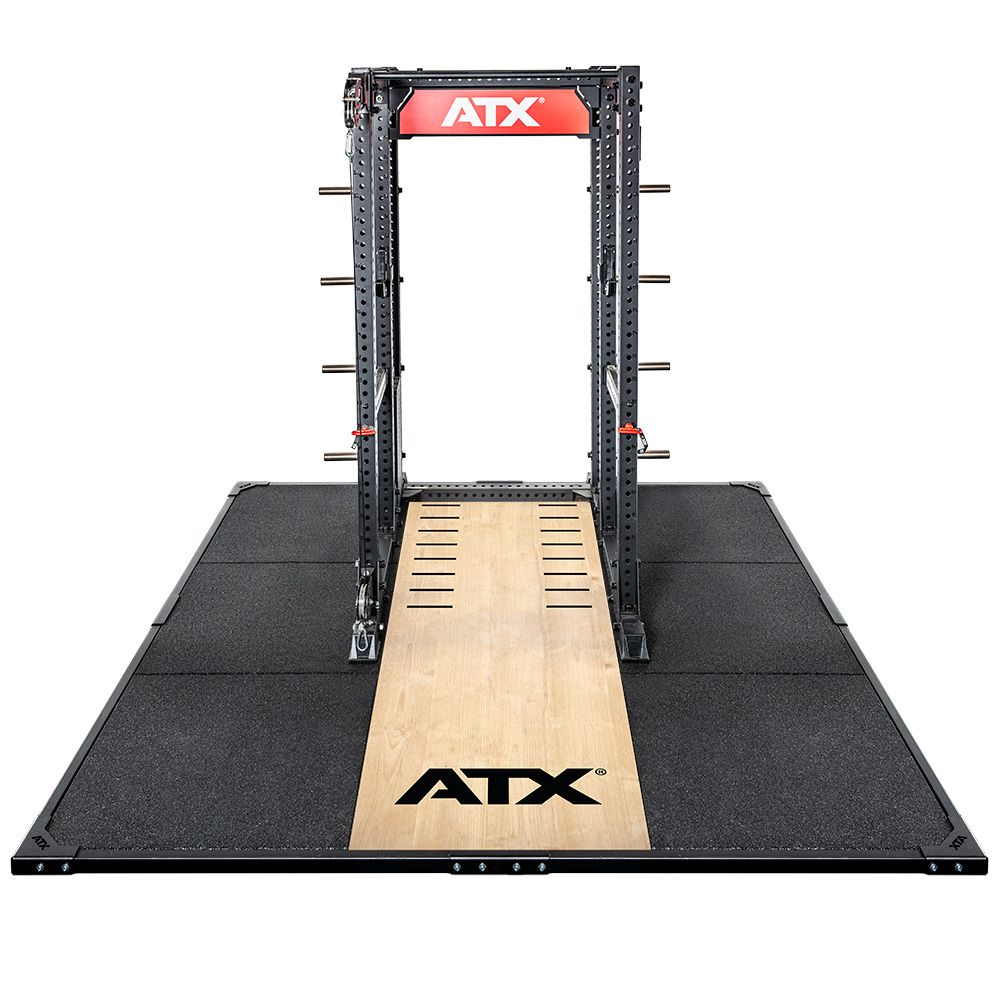 Vektløftingsplattform 3 x 3 m med stålramme, 50 mm bakside