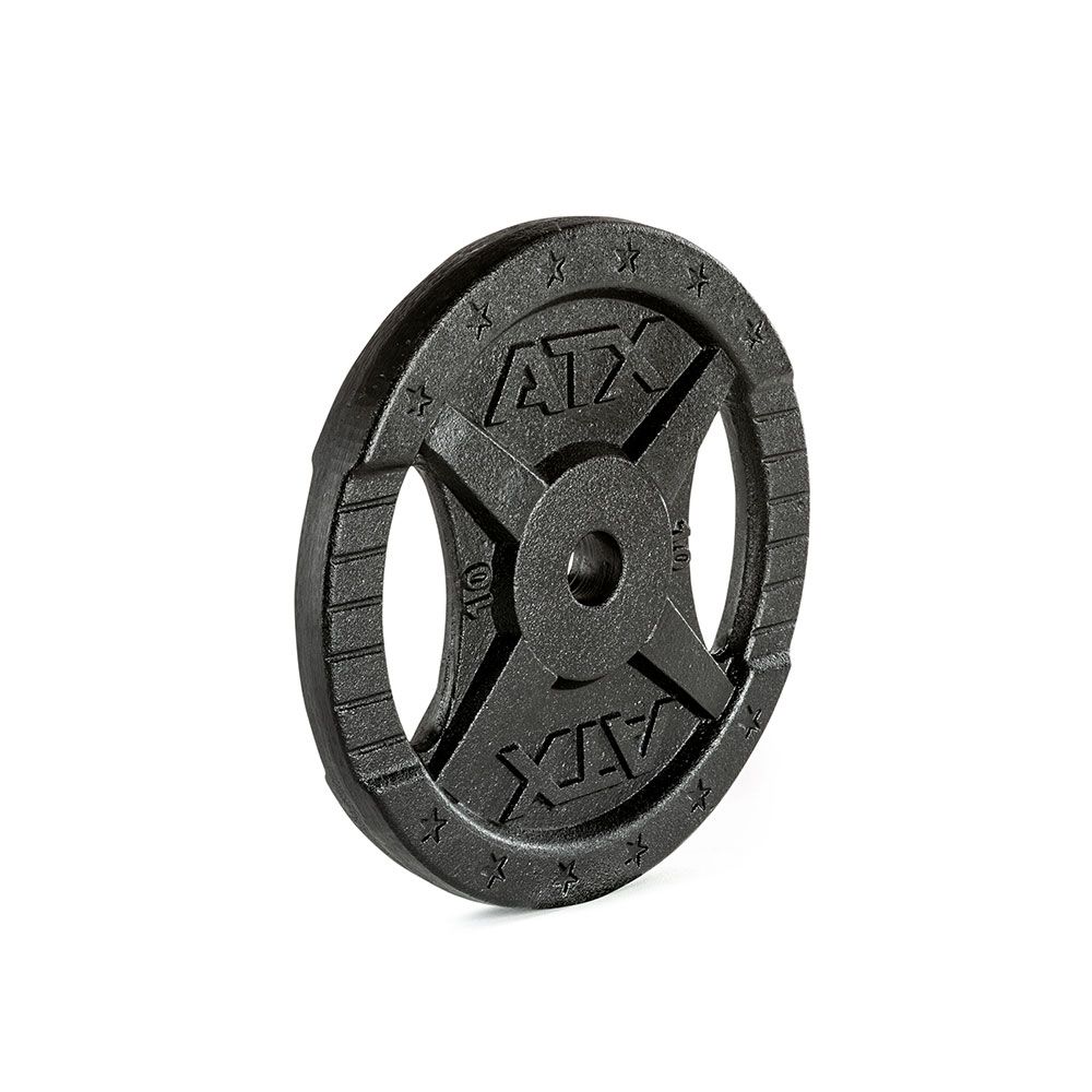 Vektskive 2 Grip støpejern 30 mm 10 kg - ATX for trening