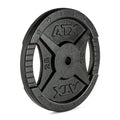 Vektskive 2 Grip støpejern 30 mm 25 kg forfra