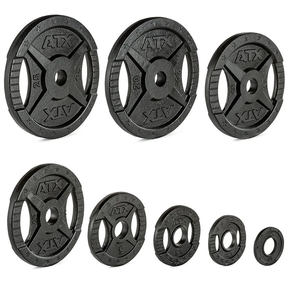 Vektskive 2 Grip støpejern 50 mm 15 kg bakside