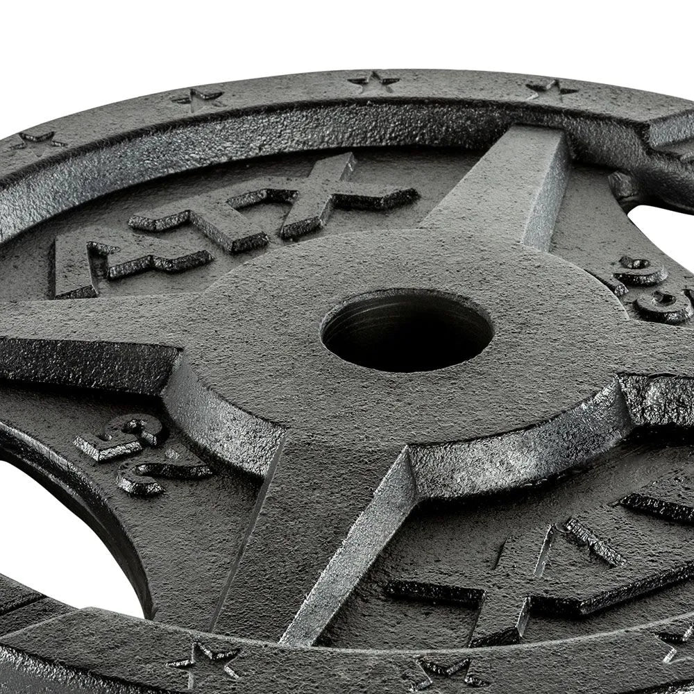 Vektskive 2 Grip støpejern 50 mm 20 kg - ATX montert på stang
