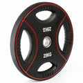 Vektskive polyuretan 4-grep 50 mm 25 kg forfra