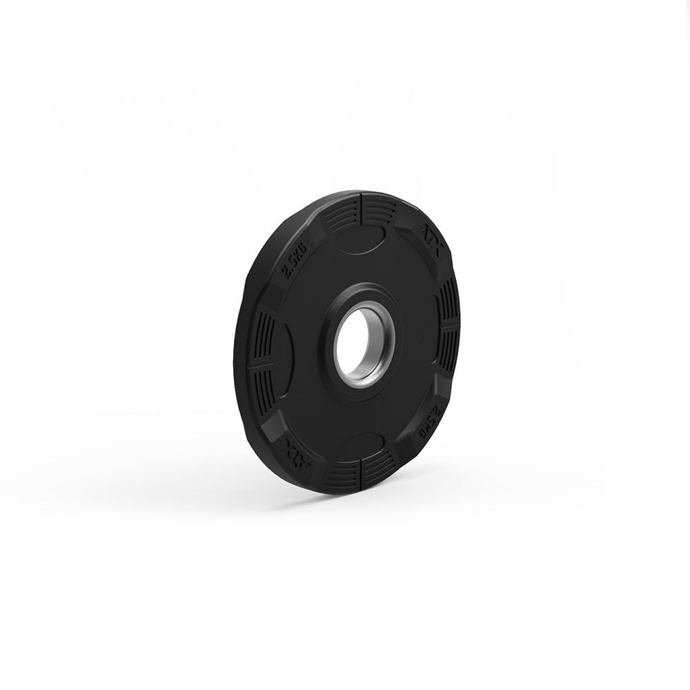Vektskive polyuretan 4-Grip 50 mm 2,5 kg forfra