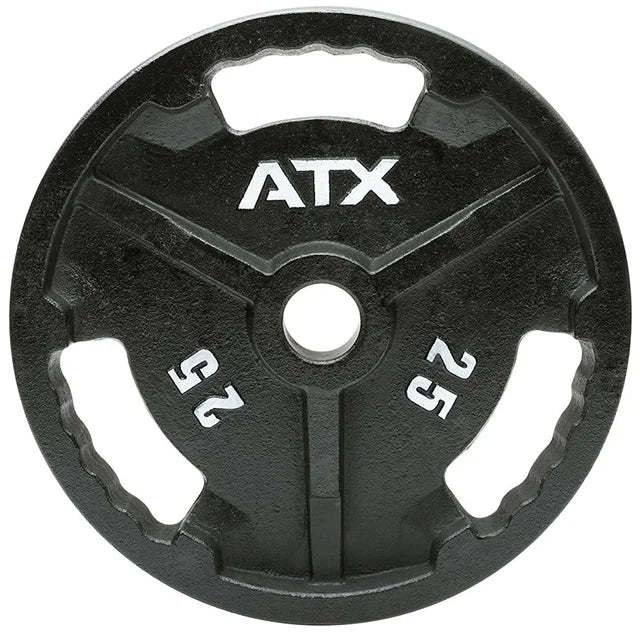 Vektskive i støpejern 50 mm 2,5 kg - ATX bakside