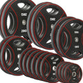 Vektskivepakke 175 kg polyuretan 4-Grip 30 mm forfra