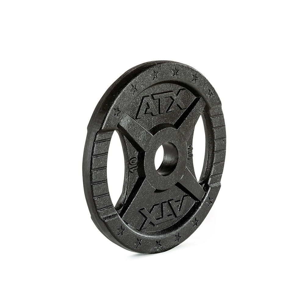Vektskiver 50 mm støpejern 2-Grip 2,5 kg detalj