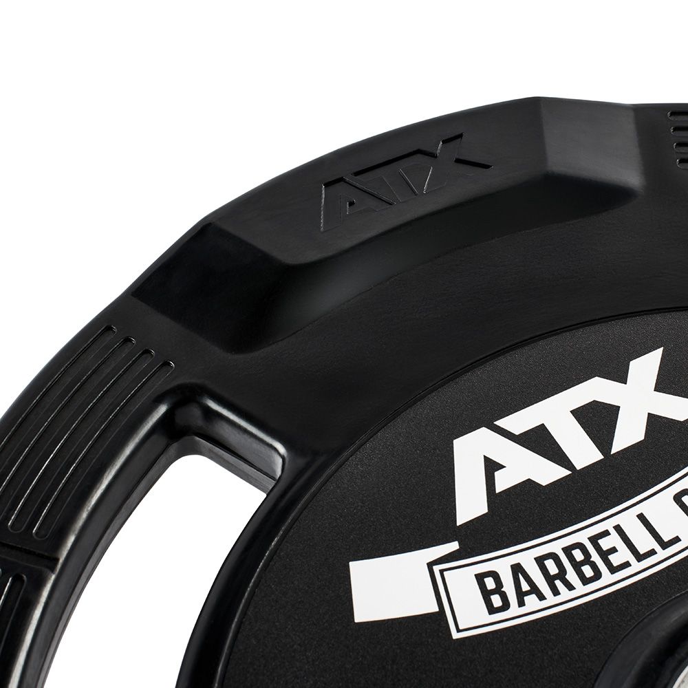 Detalj av Vektskiver gummi-grep 50 mm Barbell Club-logo