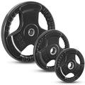 Vektskiver gummi gripper 30 mm svart forfra
