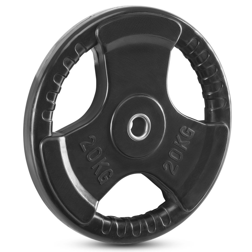 Vektskiver gummi gripper 30 mm svart bakside