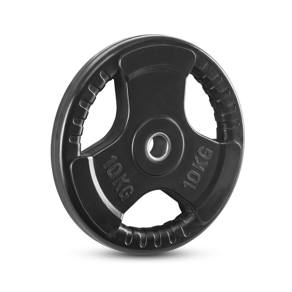 Vektskiver gummi gripper 30 mm svart montert på stang