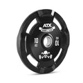 Vektskiver gummi gripper 50 mm 10 kg forfra