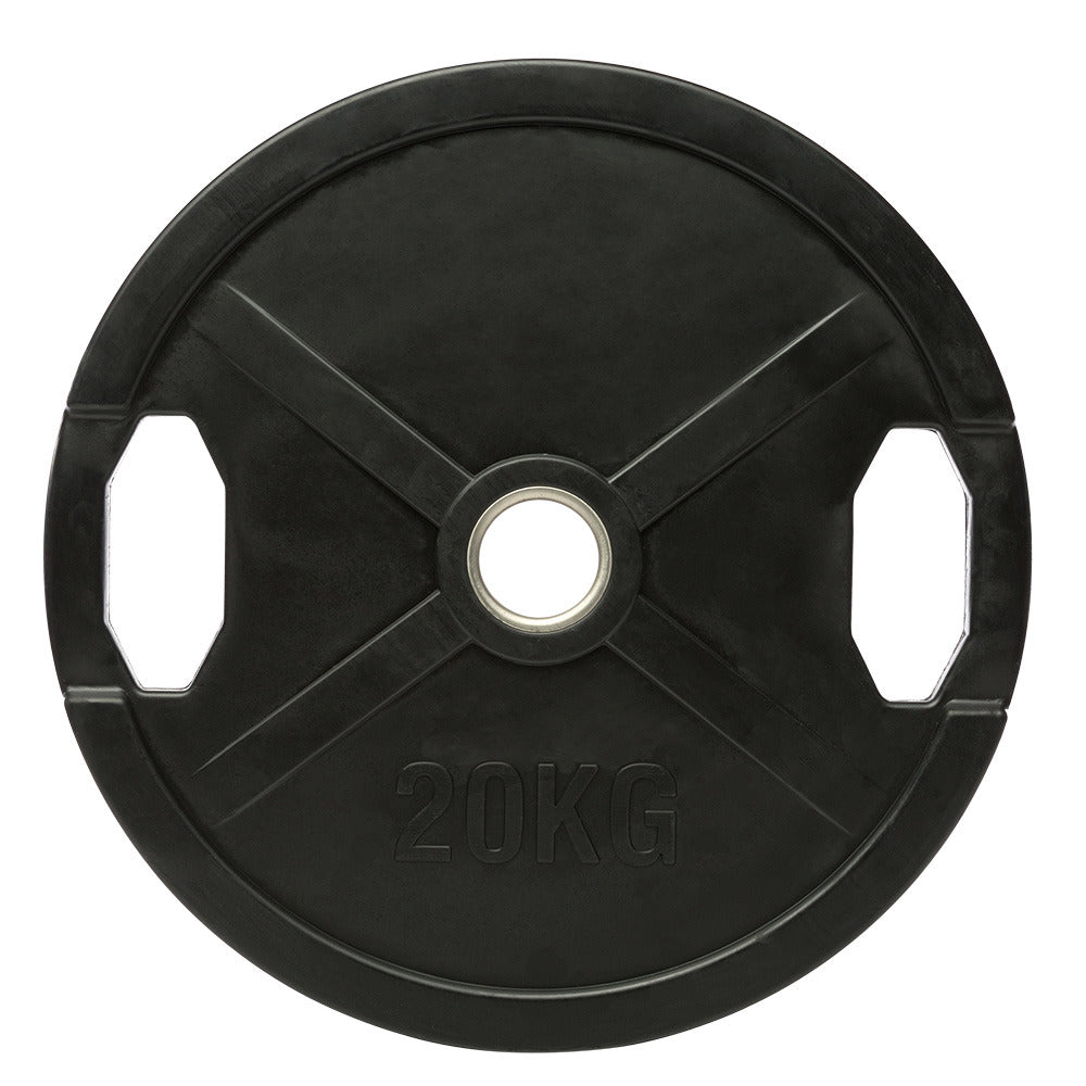 Detalj av Vektskiver gummi-gripper 50 mm svart 0,5 kg