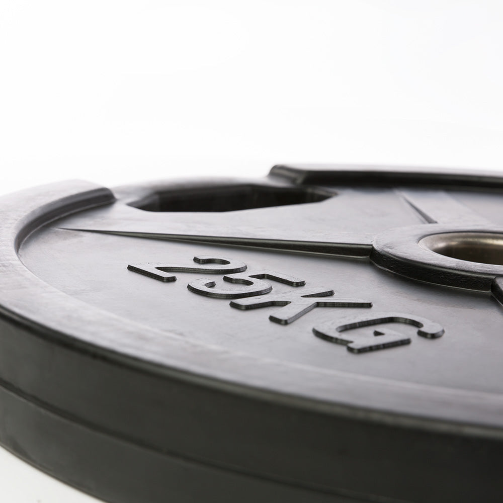 Vektskiver gummi-gripper 50 mm svart 0,5 kg visning av innvendig diameter