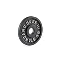 Vektskiver i støpejern 50 mm 5,0 kg forfra