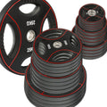 Vektskiver polyuretan 4-grep 50 mm pakke 125 kg forfra